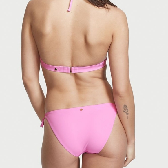 VS pink adjustable side tie bikini bottom - Picture 2 of 15